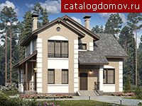 Компактный коттедж № H-148-1P Компактный коттедж № H-148-1P