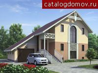Проект коттеджа с цокольным этажом № H-219-1P Проект коттеджа с цокольным этажом № H-219-1P