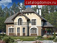 Проект пенобетонного дома № H-275-1P Проект пенобетонного дома № H-275-1P