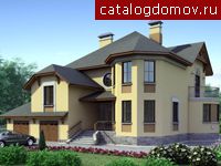Проект двухэтажного коттеджа № H-292-1P Проект двухэтажного коттеджа № H-292-1P