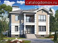 Проект пенобетонного дома № H-306-1P Проект пенобетонного дома № H-306-1P