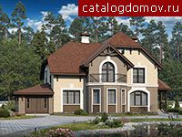 Проект пенобетонного дома № H-309-1P Проект пенобетонного дома № H-309-1P