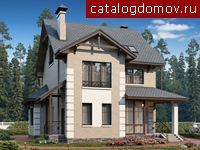 Чертежи планы дома из газобетона (кирпич) № L-193-1P Чертежи планы дома из газобетона (кирпич) № L-193-1P