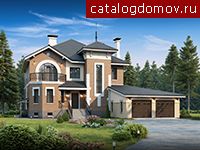 Проект красивого коттеджа № L-256-1P Проект красивого коттеджа № L-256-1P