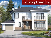 Проект пенобетонного дома № N-217-1P Проект пенобетонного дома № N-217-1P