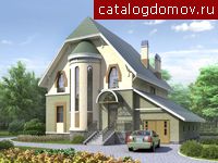 Загородный дом с гаражом № N-251-1P Загородный дом с гаражом № N-251-1P