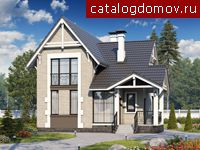 Проект пенобетонного дома № T-110-2P Проект пенобетонного дома № T-110-2P