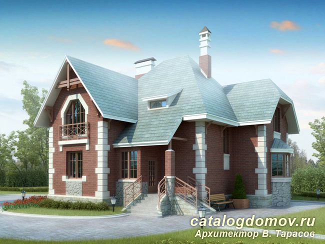 Дом из газоблоков № T-183-1P Дом из газоблоков № T-183-1P