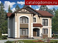 Загородный коттедж, проект № T-220-1P Загородный коттедж, проект № T-220-1P